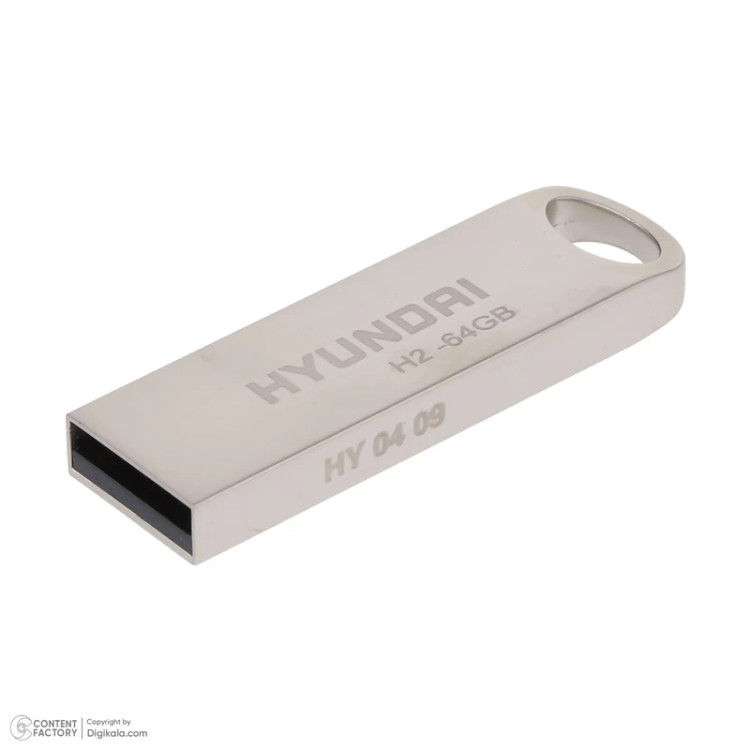 فلش مموری هیوندای مدل H2 ظرفیت ۶۴ گیگابایت USB 2.0